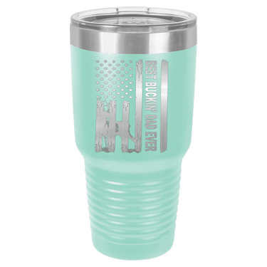 Patriotic Best Buckin' Dad Ever 30oz Ringneck Tumbler